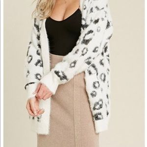 Goodnight macaroon leopard button up cardigan